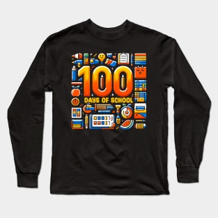 Happy 100 Days Of School Long Sleeve T-Shirt